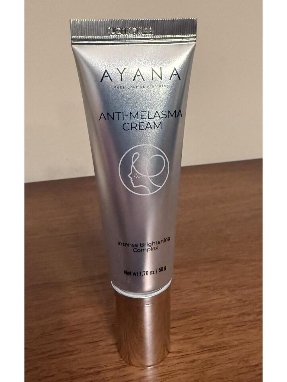 AYANA Anti-Melasma Cream Intense Brightening Complex, Exp 7/27, New But Unsealed
